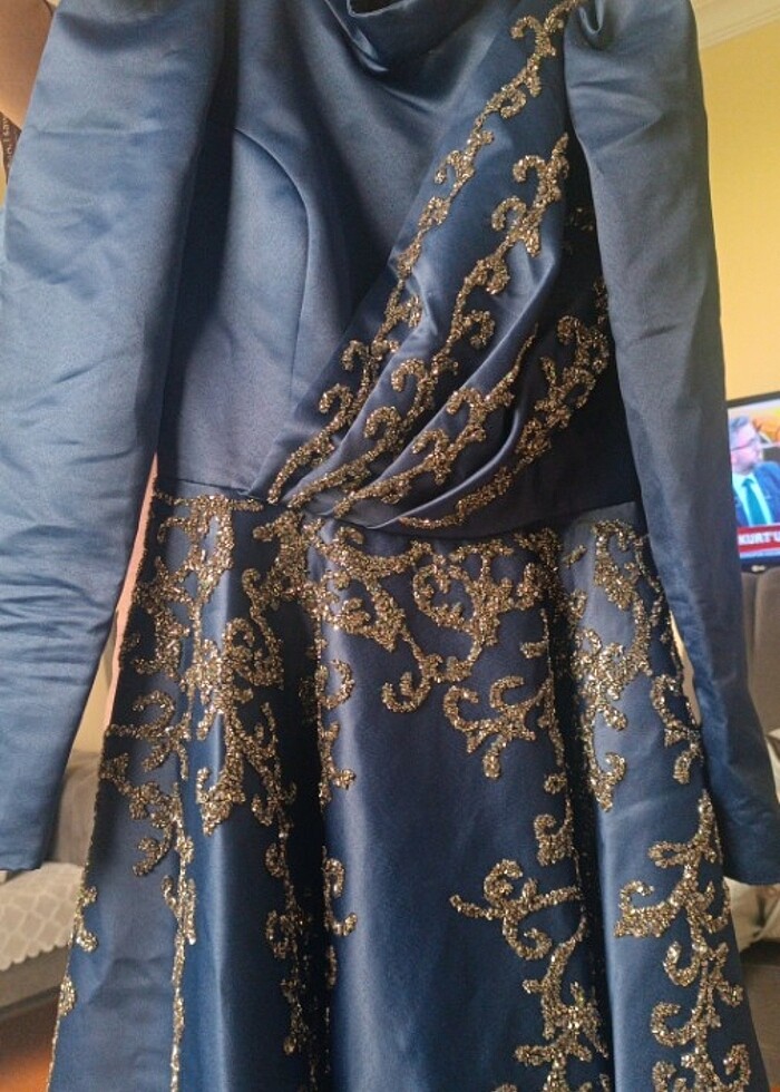 40 beden tesettür abiye - Görsel 4