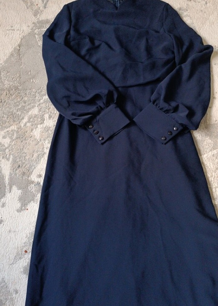 Lacivert abiye elbise - Görsel 2