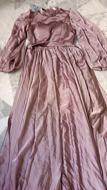 Gül kurusu abiye elbise - Görsel 5