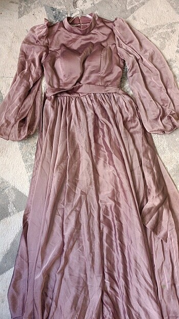 Gül kurusu abiye elbise - Görsel 6