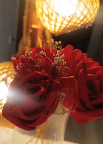 el yapimi Kırmızı Gül - Görsel 5