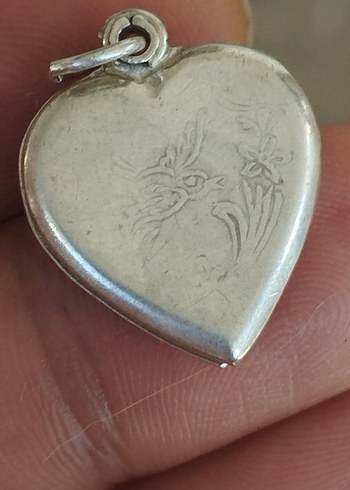 925 ayar gümüş eski locked kolye ucu - Görsel 3