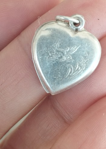 925 ayar gümüş eski locked kolye ucu - Görsel 5