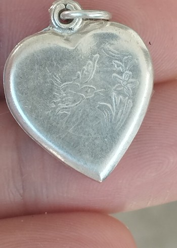 925 ayar gümüş eski locked kolye ucu - Görsel 8