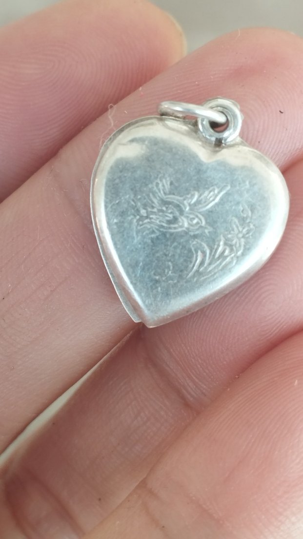 925 ayar gümüş eski locked kolye ucu - Görsel 5