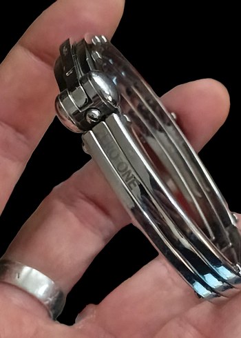 Çelik tasarım kusursuz erkek bileklik - Görsel 6