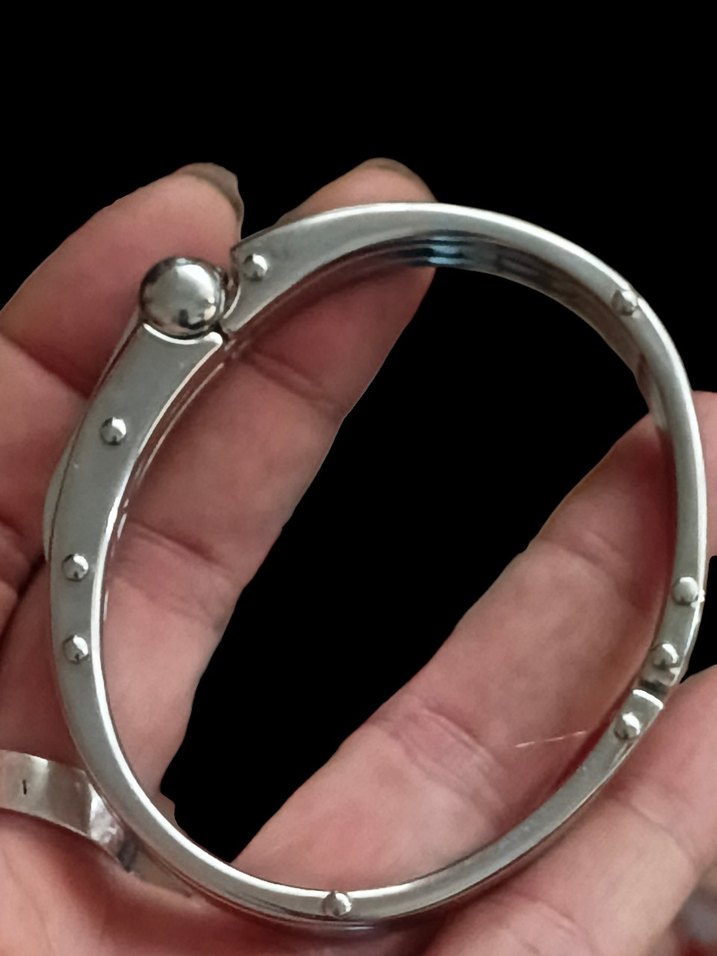 Çelik tasarım kusursuz erkek bileklik - Görsel 5