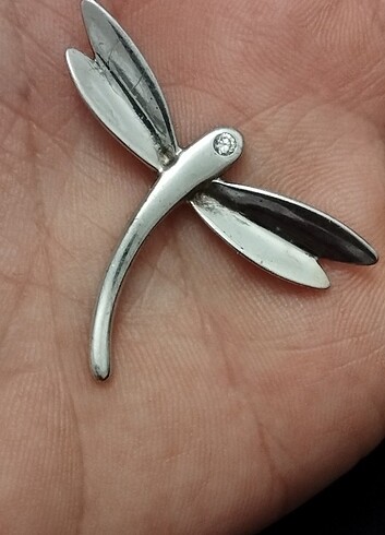 925 ayar gümüş kolye ucu - Görsel 2