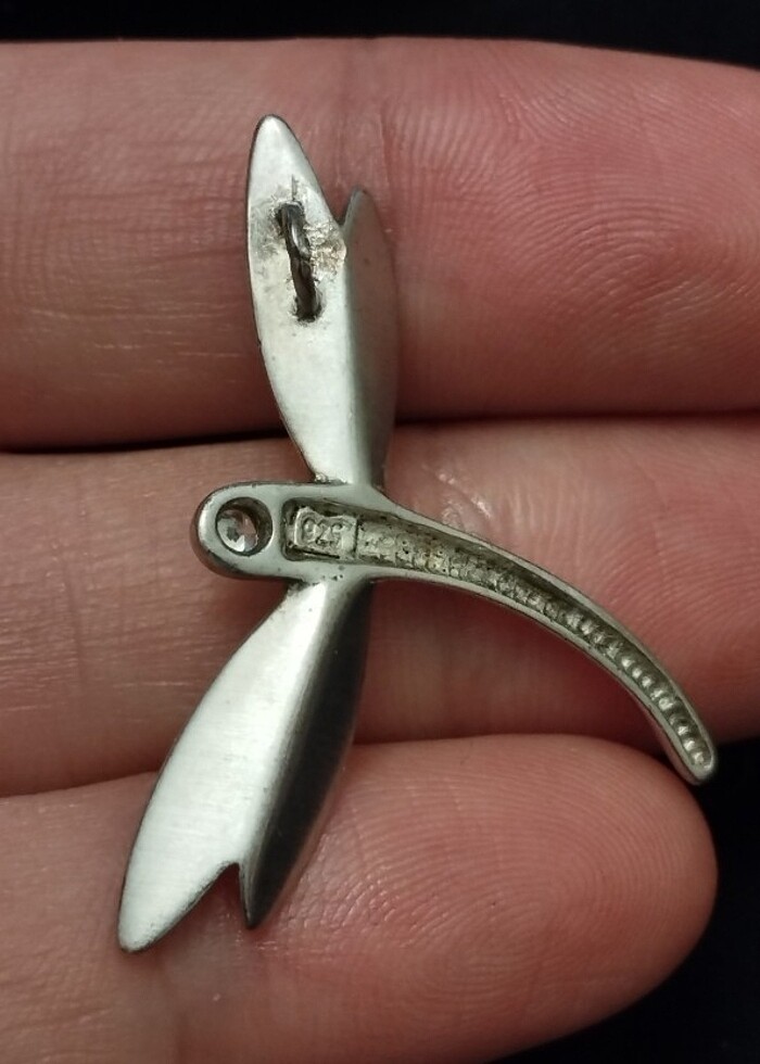 925 ayar gümüş kolye ucu - Görsel 5