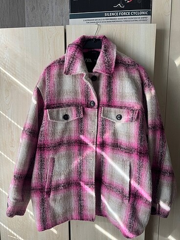 Zara pembe ceket