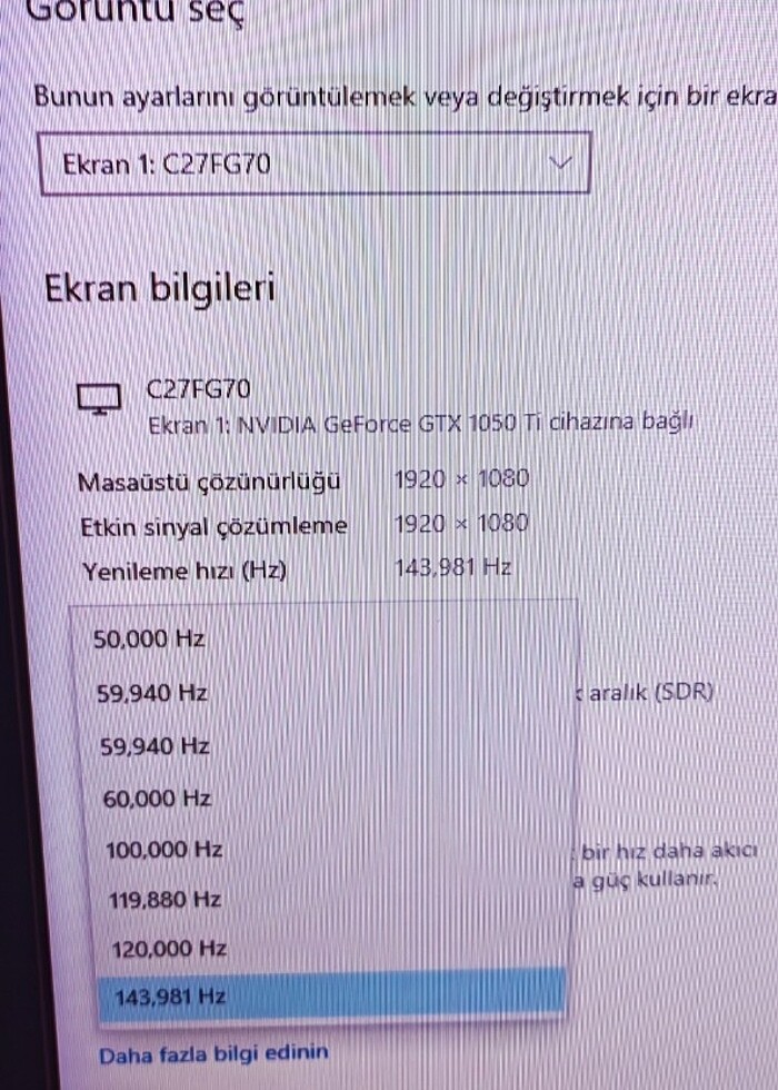 Samsung 27 inç monitör 144hz 1ms açıklamayı okuyun  - Görsel 4