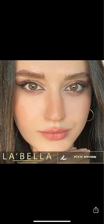 la bella pixie brown lens