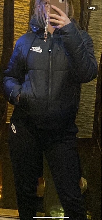 xs Beden nike şişme mont