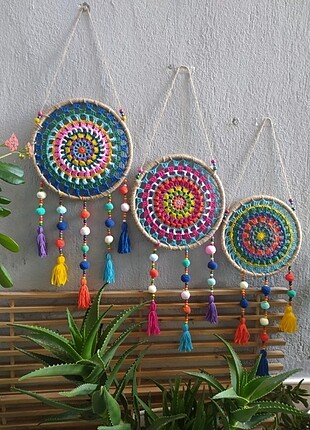 El emeği duvar süsü modeli 3 lü set