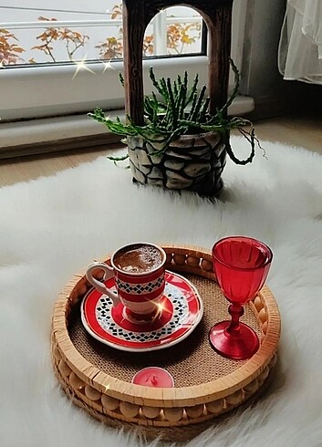 Sunumluk tepsi modeli çap 22 cm