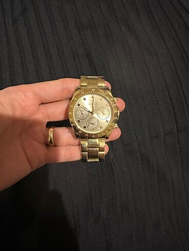 Guess kadın gold saat