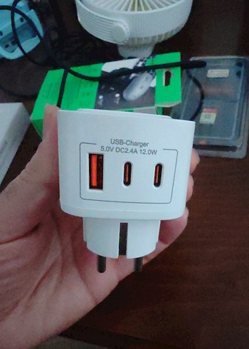 FULLTECH Beyaz Elektronik Priz Adaptörü - Görsel 3