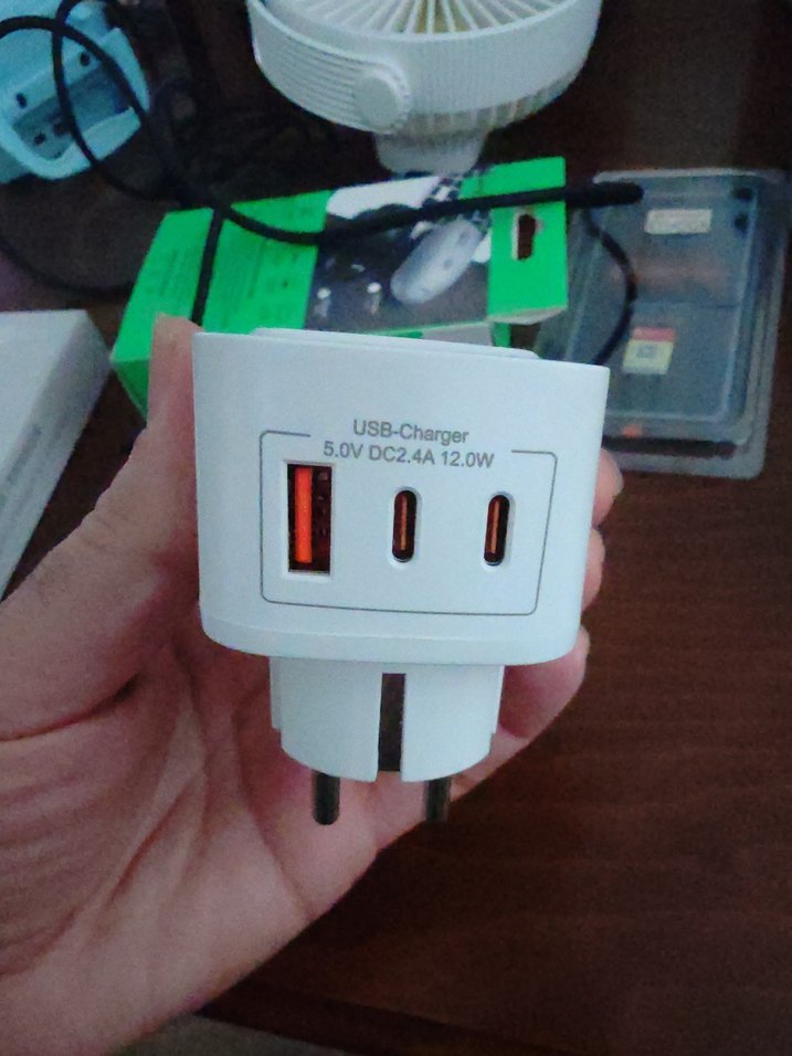 FULLTECH Beyaz Elektronik Priz Adaptörü - Görsel 3