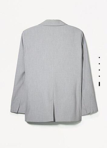 36 Beden gri Renk Bershka Blazer