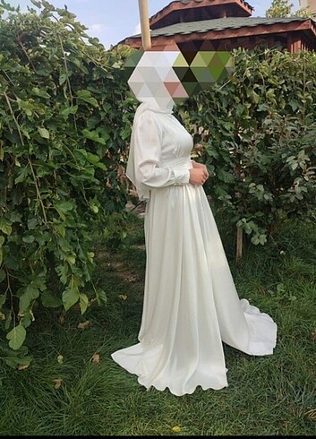 Sadece nikâh da giyildi 2 saat