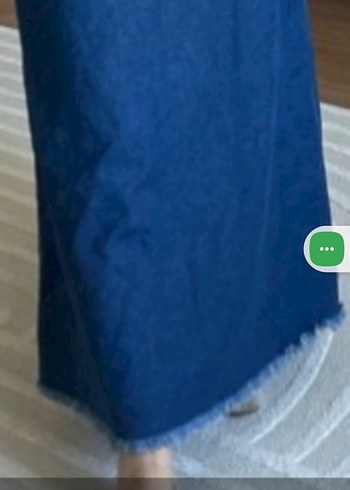 Zara Koyu Mavi Uzun Etek