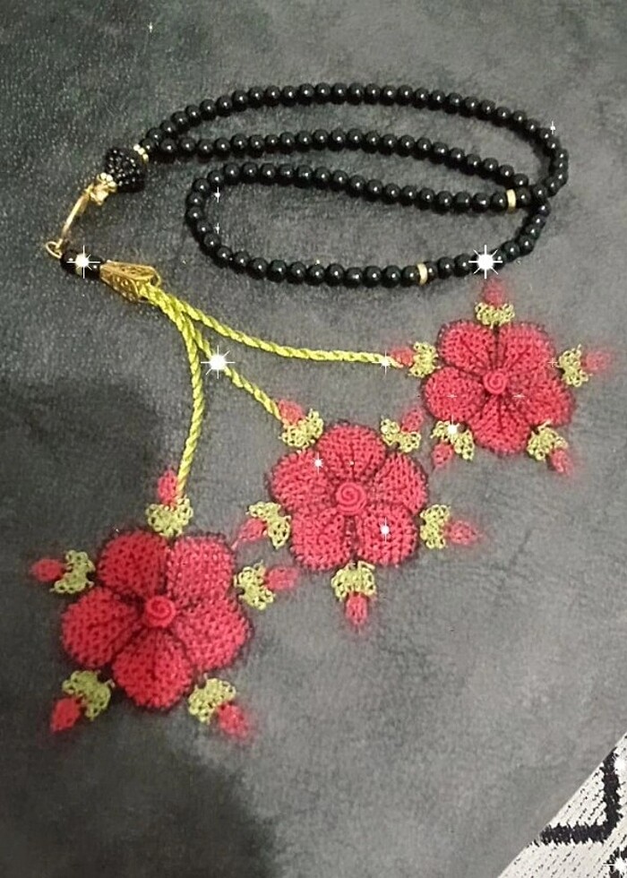 iğne oyası tesbih - Görsel 2