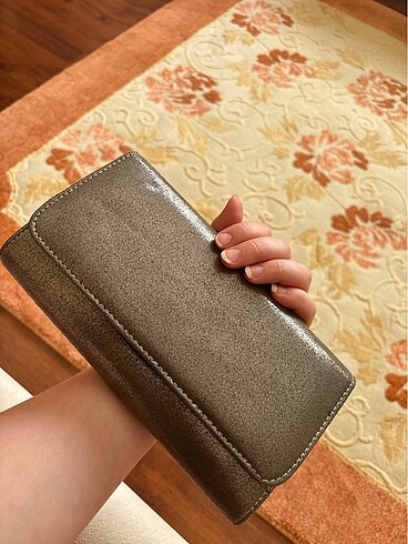 Zara Askılı/ Askısız Gümüş Clutch