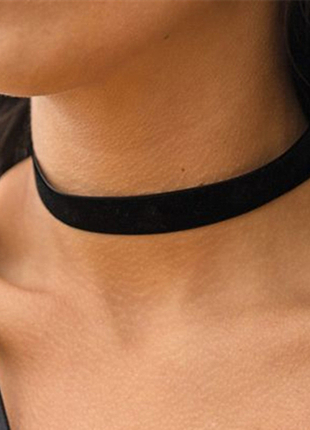 Kadife choker 