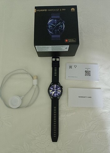 m Beden siyah Renk Huawei watch GT 3 akıllı saat