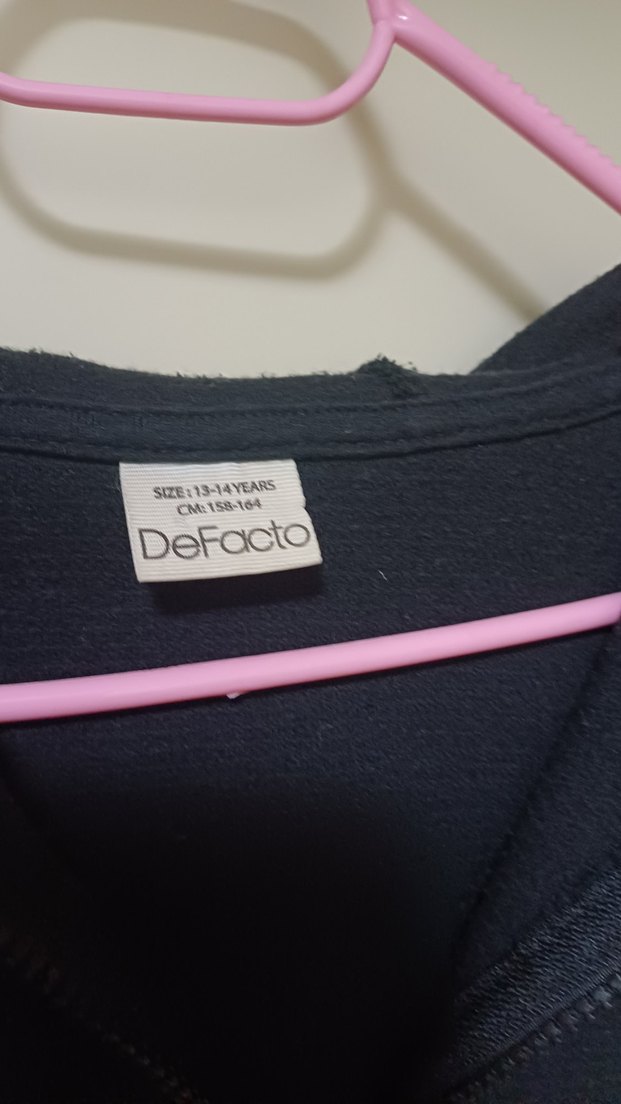 Siyah Fermuarlı Rahat Erkek cocuk Ceket - Görsel 4