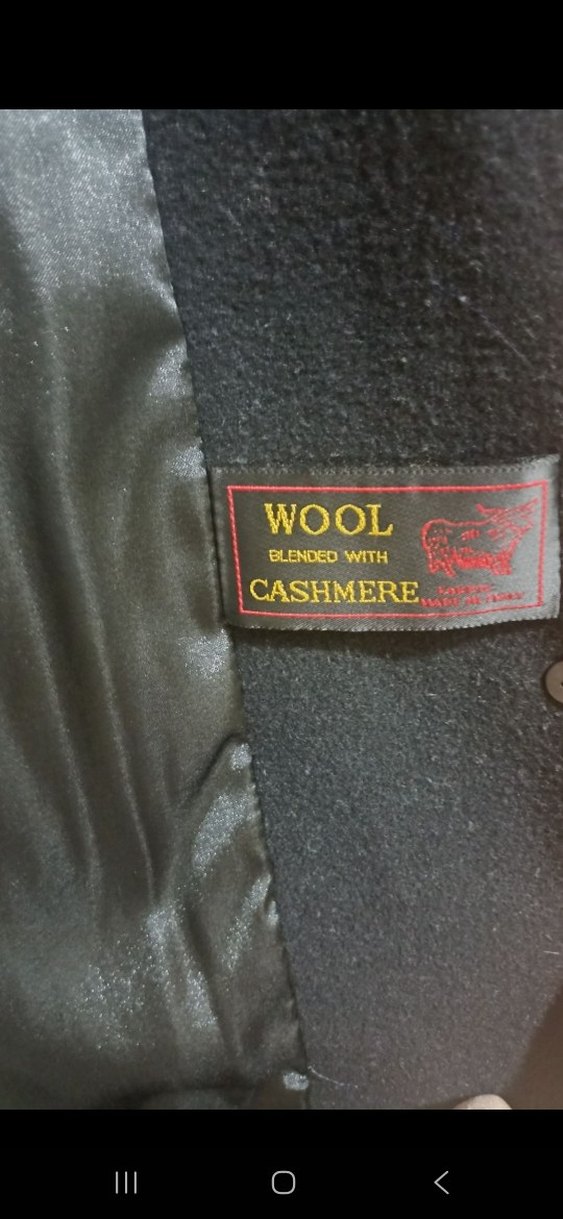 Siyah Düğmeli Midi Kadın Kaban - Görsel 5