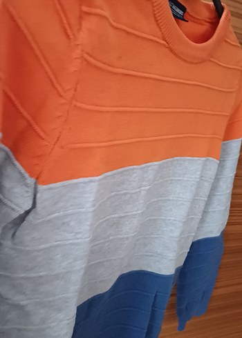 Erkek Çocuk Renkli Pamuklu Triko Kazak - Görsel 6