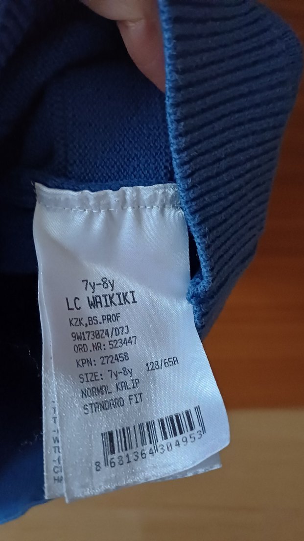 Erkek Çocuk Renkli Pamuklu Triko Kazak - Görsel 5