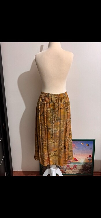 s Beden Vintage 90s midi etek