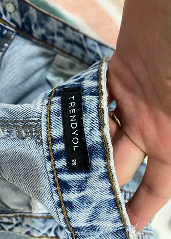 Kadın Mavi Denim Midi Boy Regular Fit Jean - Görsel 2