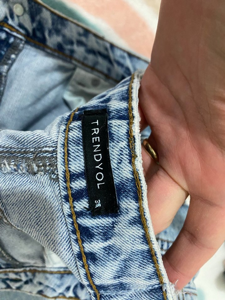 Kadın Mavi Denim Midi Boy Regular Fit Jean - Görsel 2