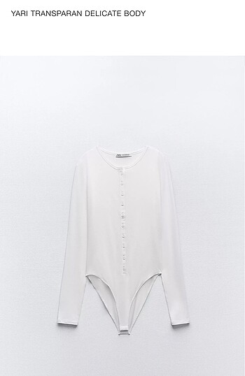 Zara çıtçıtlı body