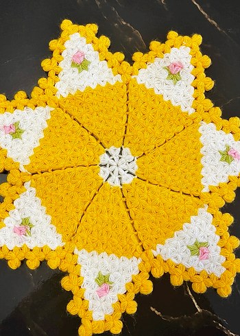 Renkli Örgü Banyo Süngeri Seti - Görsel 6