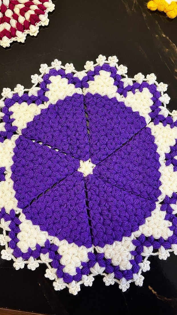 Renkli Örgü Banyo Süngeri Seti - Görsel 3