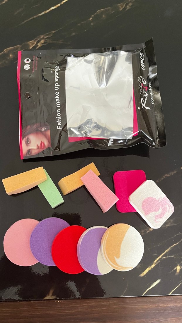Çok Renkli Makyaj Sünger Seti - Görsel 2