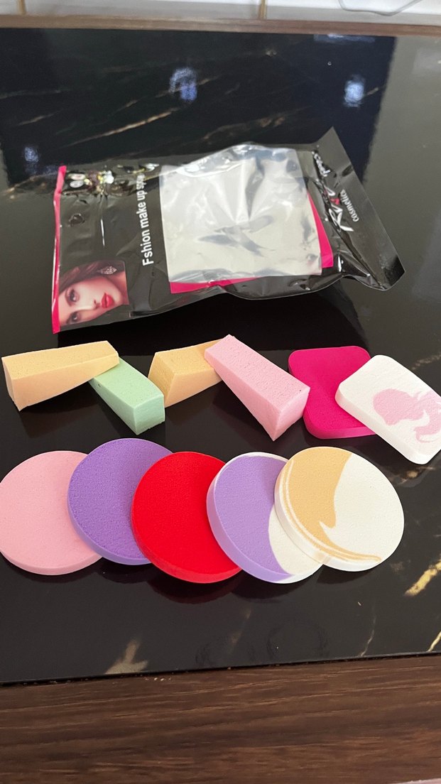 Çok Renkli Makyaj Sünger Seti - Görsel 3