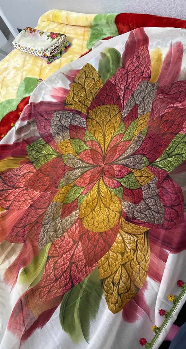 El yapımı tülbent - Görsel 2