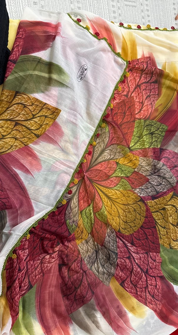 El yapımı tülbent - Görsel 3