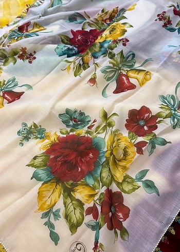 İğne oyası tülbent - Görsel 2