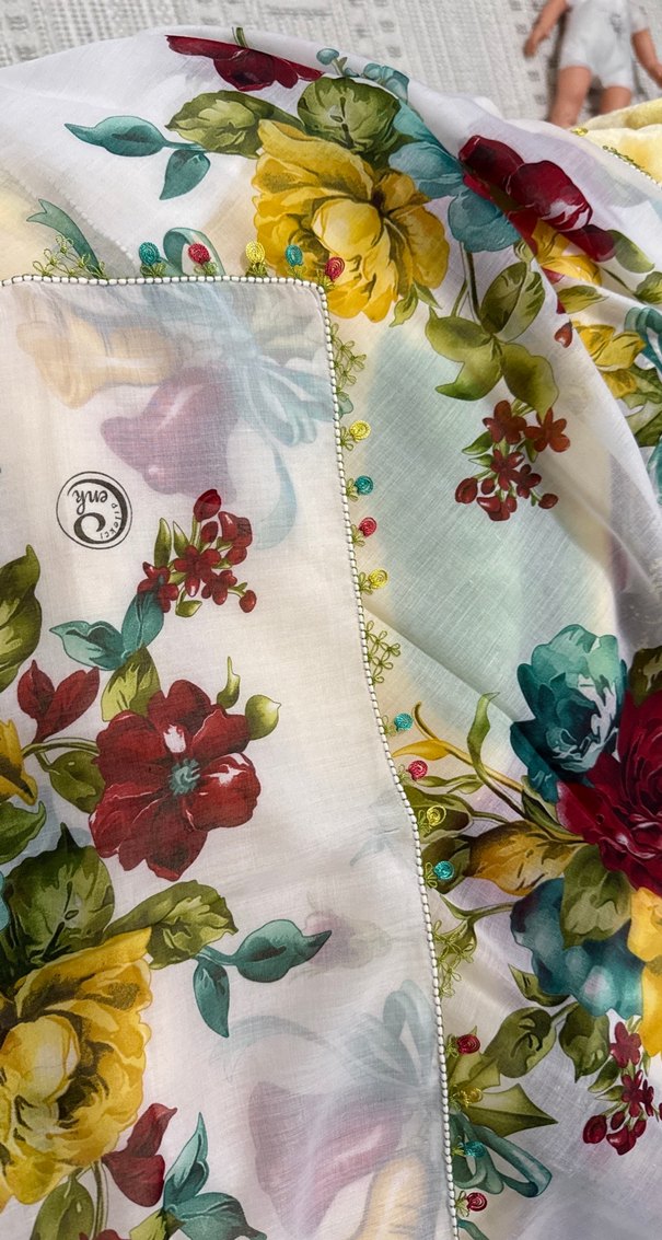 İğne oyası tülbent - Görsel 3