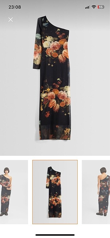 m Beden bershka uzun elbise