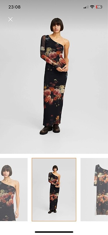 Bershka bershka uzun elbise