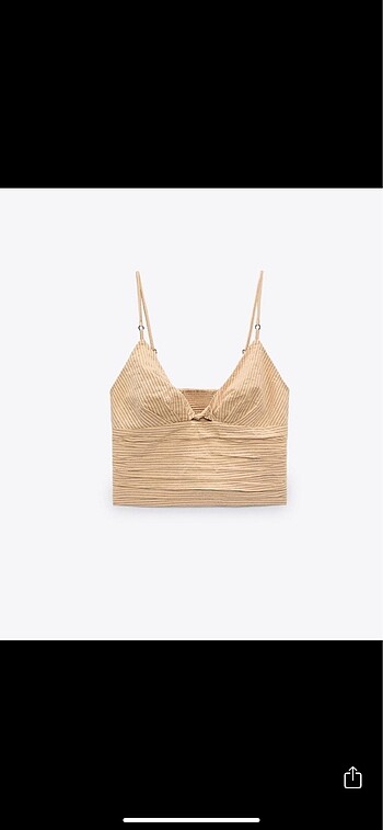 Dekolteli zara top
