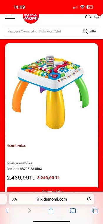 Fisher Price Fisher price etkinlik masadı