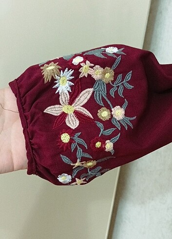 44 Beden bordo Renk Trendyolmilla Büyük Beden Tesettür Elbise